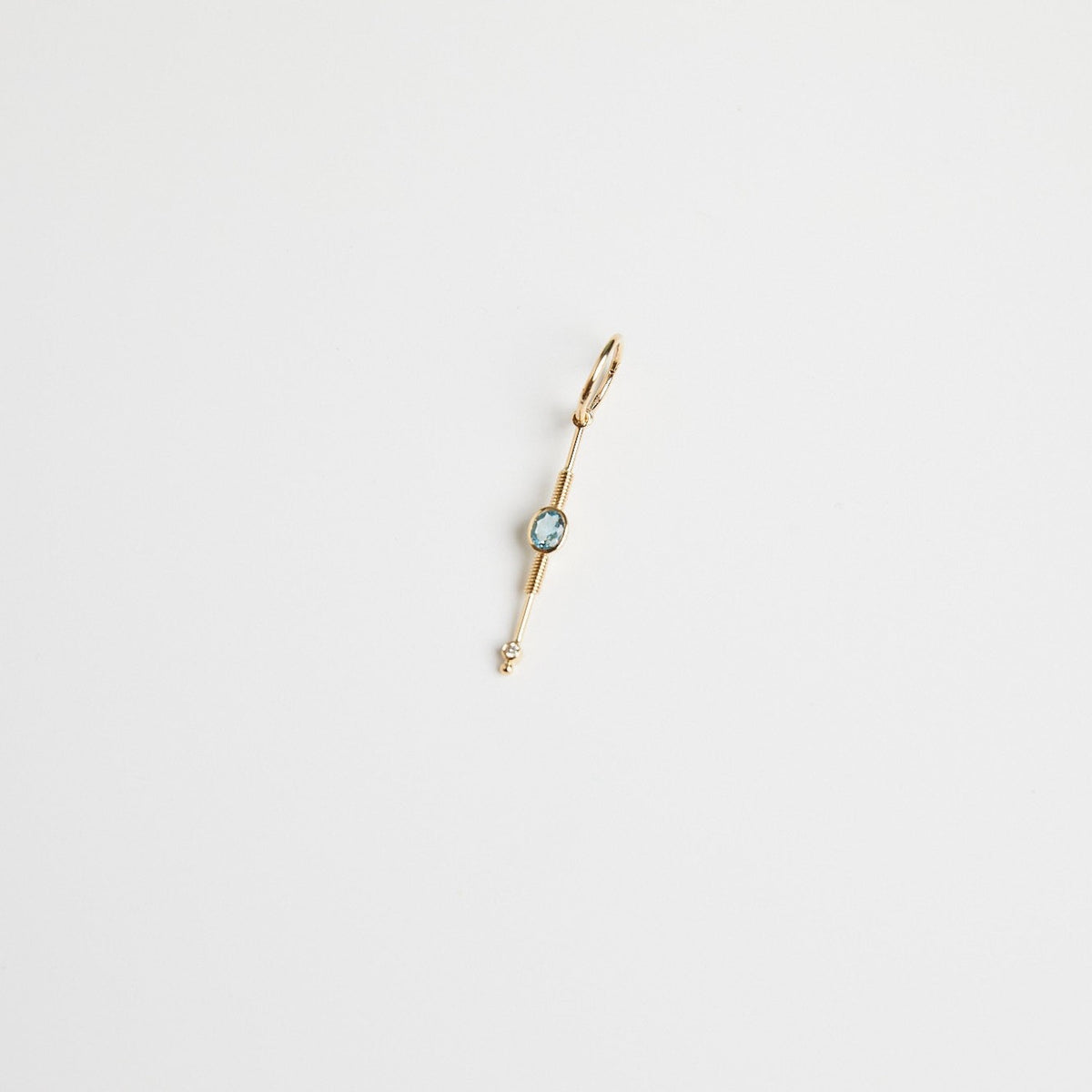 Single Neptune Gold Earring