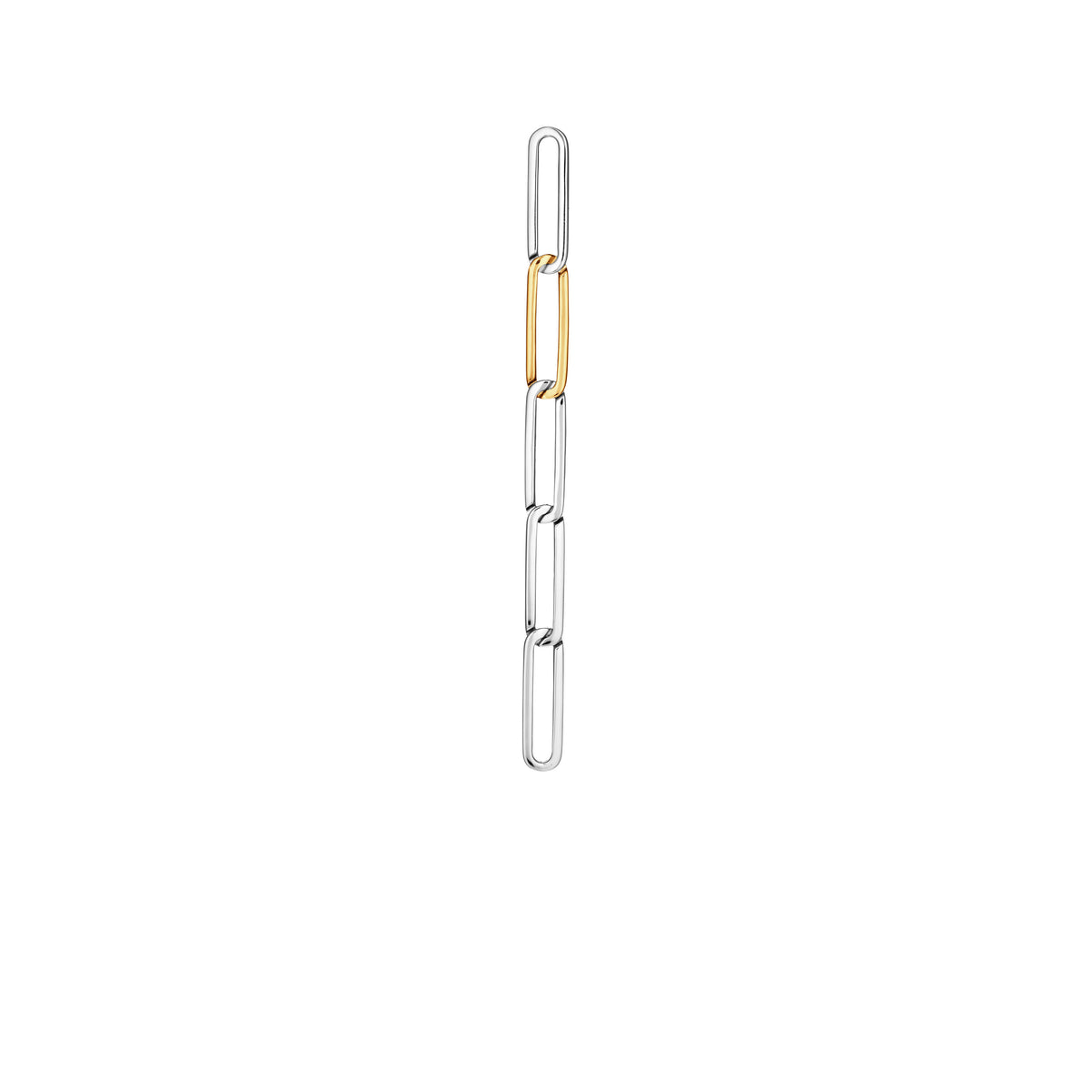 Sigh V - Gold and Silver Single Earring